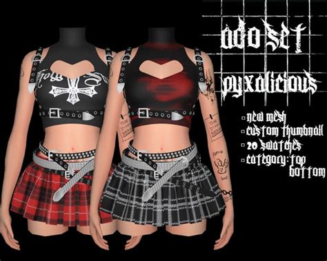 package pyx - Amber top. . Pyx sims 4